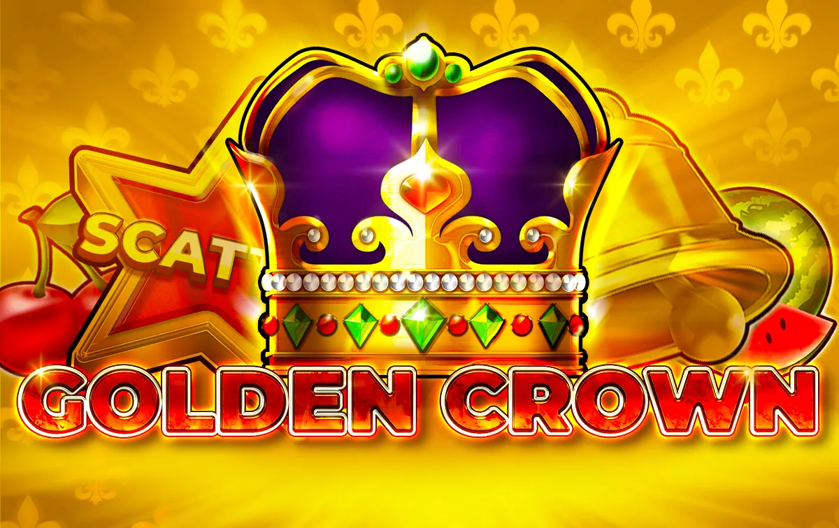 Pantalla de premio de Golden Crown Extreme con la corona expandida y el multiplicador activo